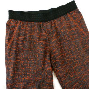 Hei Hei Pants Lounge High Waist Pull Up Pockets Ankle Snap Relaxed S